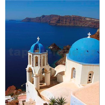Vliesové fototapety Santorini rozměr 225 cm x 250 cm