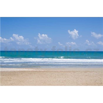 Vliesové fototapety prázdná pláž rozměr 375 cm x 250 cm