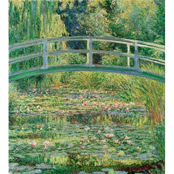 Vliesové fototapety Water lily pond - Calude Oskar Monet rozměr 225 cm x 250 cm - POSLEDNÍ KUSY