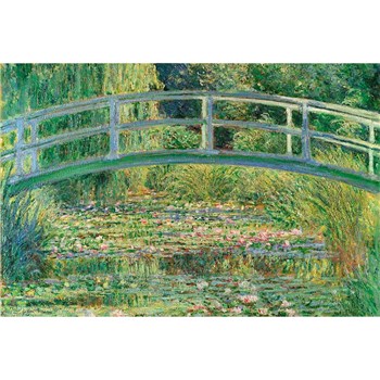 Vliesové fototapety Water lily pond - Calude Oskar Monet rozměr 375 cm x 250 cm - POSLEDNÍ KUSY