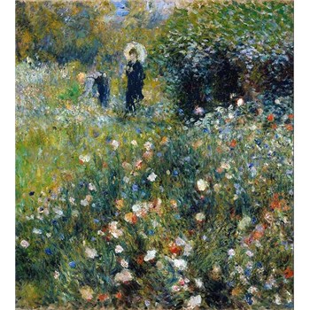 Vliesové fototapety Ženy v zahradě - Pierre Auguste Renoir rozměr 225 cm x 250 cm