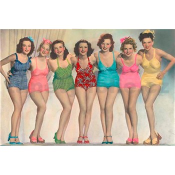 Vliesové fototapety okouzlující ženy rozměr 375 cm x 250 cm