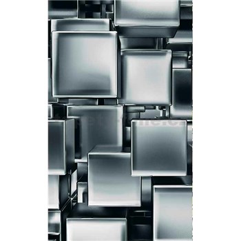 Vliesové fototapety kovové kostky rozměr 150 cm x 250 cm