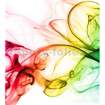 Vliesové fototapety kouř barevný rozměr 225 cm x 250 cm - POSLEDNÍ KUSY