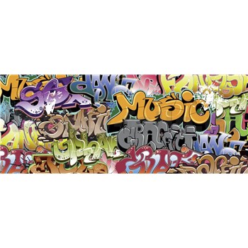 Vliesové fototapety graffiti rozměr 375 cm x 150 cm - POSLEDNÍ KUSY