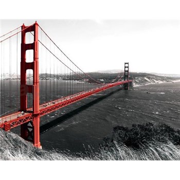 Vliesové fototapety Golden Gate Bridge rozměr 312 cm x 219 cm