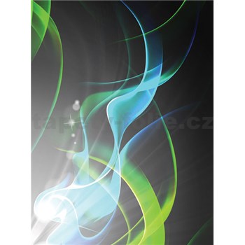 Vliesové fototapety abstrakce zelená rozměr 206 cm x 275 cm