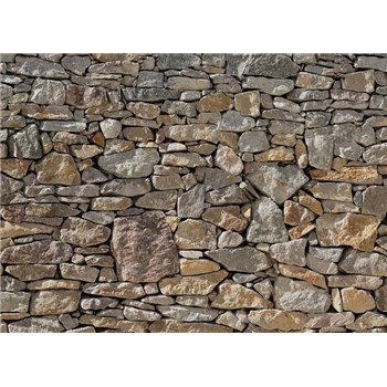 Fototapety kamenná zeď rozměr 368 cm x 254 cm - POSLEDNÍ KUS