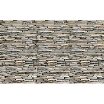 Vliesové fototapety kamenný obklad rozměr 368 cm x 254 cm