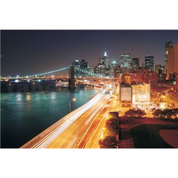 Vliesové fototapety Brooklyn Bridge New York rozměr 312 cm x 219 cm