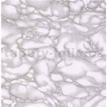 Samolepící fólie - mramor Carrara bílý 67,5 cm x 15 m