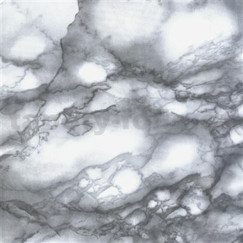 Samolepící tapety - mramor Carrara šedá 45 cm x 15 m