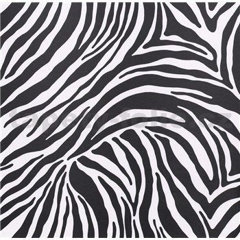 ZBYTKOVÁ METRÁŽ samolepící tapety - zebra 90 cm