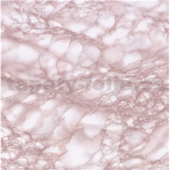 Samolepící tapety - mramor Carrara růžová 67,5 cm x 15 m