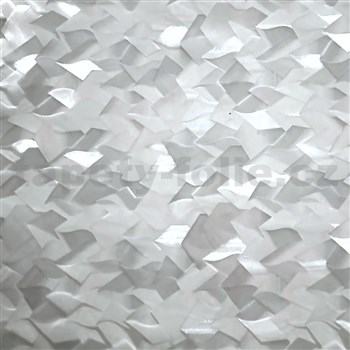 Statická fólie transparentní 3D Waves - 45 cm x 15 m - AKCE