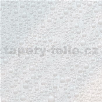 Samolepící fólie transparentní kapky vody Waterdrop - 67,5 cm x 2 m (cena za kus)