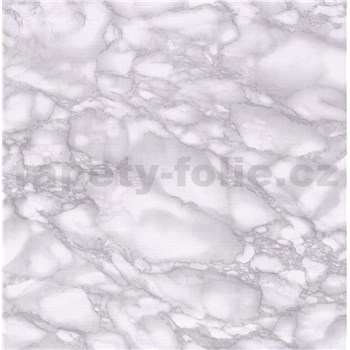 Samolepící tapety - mramor Carrara šedo-modrá 45 cm x 15 m