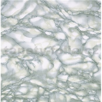 Samolepící tapety - mramor Carrara zelená 90 cm x 15 m