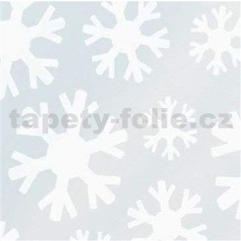 Statická fólie transparentní SNOWFLAKE - 45 cm x 15 m