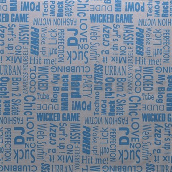 Samolepící tapety text modrý 45 cm x 15 m - POSLEDNÍ METRY