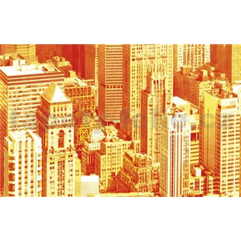 Samolepící tapety Urban Sky oranžový 45 cm x 15 m - POSLEDNÍ METRY