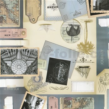 Samolepící tapety dopisy 45 cm x 15 m  AKCE