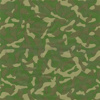 Samolepící tapety maskáč zeleno-hnědý 45 cm x 15 m - POSLEDNÍ METRY