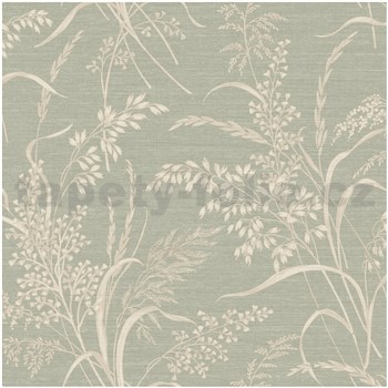 Vliesové tapety na zeď IMPOL Prairie motiv lučních travin zelený