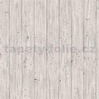 Vliesové tapety na zeď Facade dřevěná prkna šedé