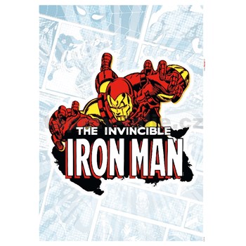 Samolepky na zeď Disney Iron Man Comic Classic 50 cm x 70 cm