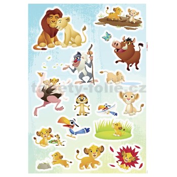 Samolepky na zeď Disney Lion King Wildlife 50 cm x 70 cm