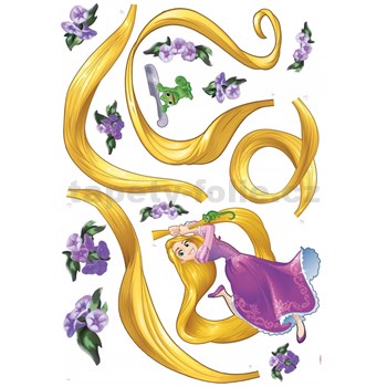 Samolepky na zeď Disney Princess Rapunzel rozměr 100 cm x 70 cm