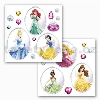 Samolepky na sklo Disney Princess rozměr 31 cm x 31 cm