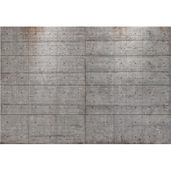Fototapety betonová stěna Concrete Blocks rozměr 368 cm x 254 cm - POSLEDNÍ KUSY