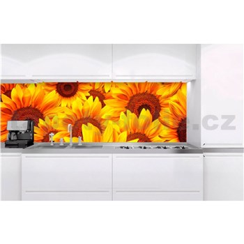Samolepící tapety za kuchyňskou linku slunečnice rozměr 180 cm x 60 cm - POSLEDNÍ KUSY