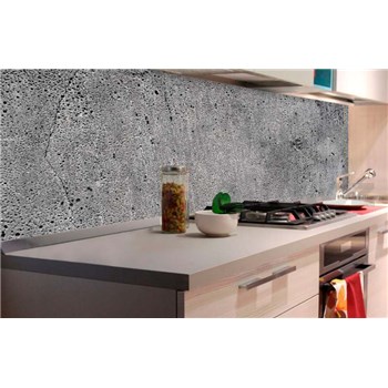 Samolepící tapety za kuchyňskou linku beton šedý rozměr 180 cm x 60 cm