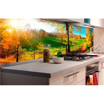 Samolepící tapety za kuchyňskou linku louka rozměr 180 cm x 60 cm - POSLEDNÍ KUSY