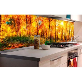 Samolepící tapety za kuchyňskou linku slunný les rozměr 180 cm x 60 cm