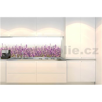 Samolepící tapety za kuchyňskou linku levandulové pole rozměr 180 cm x 60 cm