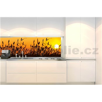 Samolepící tapety za kuchyňskou linku rákos rozměr 180 cm x 60 cm - POSLEDNÍ