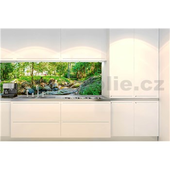 Samolepící tapety za kuchyňskou linku botanická zahrada rozměr 260 cm x 60 cm - POSLEDNÍ KUSY