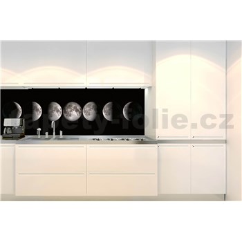 Samolepící tapety za kuchyňskou linku fáze Měsíce rozměr 180 cm x 60 cm - POSLEDNÍ