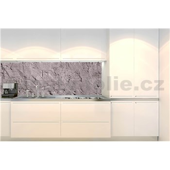 Samolepící tapety za kuchyňskou linku hrubá rustikální omítkovina rozměr 180 cm x 60 cm