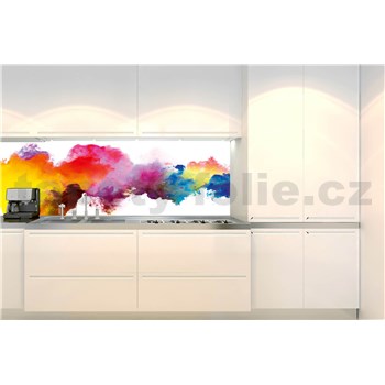 Samolepící tapety za kuchyňskou linku barevný abstrakt rozměr 260 cm x 60 cm - POSLEDNÍ KUSY