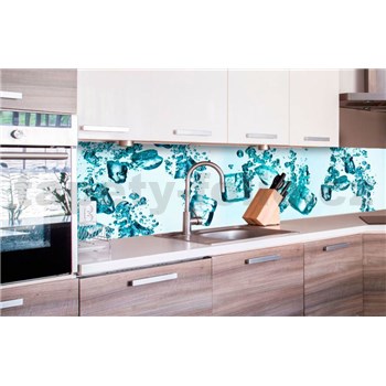 Samolepící tapety za kuchyňskou linku kostky ledu rozměr 260 cm x 60 cm - POSLEDNÍ KUSY