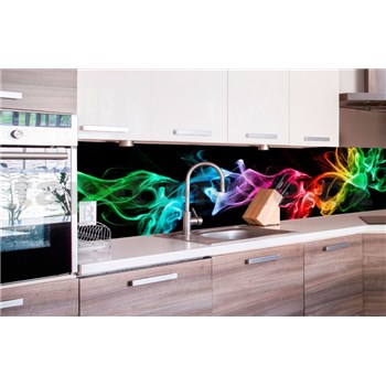Samolepící tapety za kuchyňskou linku kouř černý rozměr 260 cm x 60 cm - POSLEDNÍ KUSY