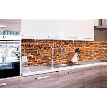 Samolepící tapety za kuchyňskou linku staré cihly rozměr 260 cm x 60 cm - POSLEDNÍ KUSY