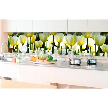Samolepící tapety za kuchyňskou linku tulipány rozměr 350 cm x 60 cm - POSLEDNÍ KUSY