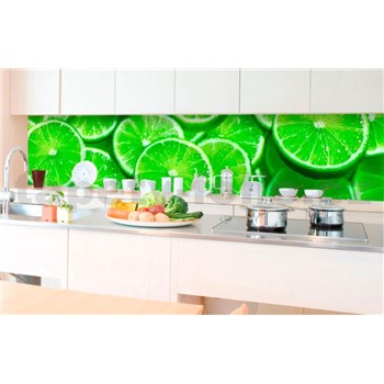Samolepící tapety za kuchyňskou linku limetky rozměr 350 cm x 60 cm - POSLEDNÍ KUSY
