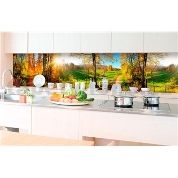 Samolepící tapety za kuchyňskou linku louka rozměr 350 cm x 60 cm - POSLEDNÍ KUSY